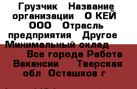 Грузчик › Название организации ­ О’КЕЙ, ООО › Отрасль предприятия ­ Другое › Минимальный оклад ­ 25 533 - Все города Работа » Вакансии   . Тверская обл.,Осташков г.